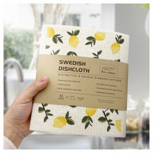 Esun Printed Compostable Swedish Sponge Cloth