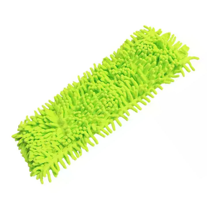 Microfiber Chenille Flat Floor Cleaning Mop Pads With Pocket