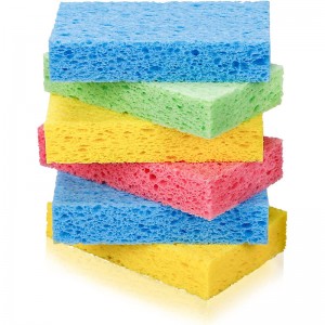 Esun Eco Friendly Biodegradable Multicolor Compressed Cellulose Sponge