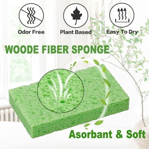 Esun Eco Friendly Biodegradable Multicolor Compressed Cellulose Sponge