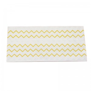 Disposable Microfibre Mop Pad Yellow Stripe