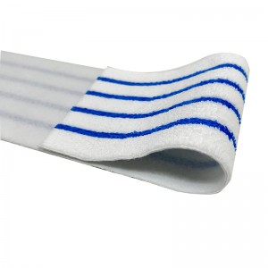 Blue Stripe Microfiber Disposable Mop Pad