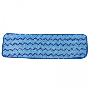 MICROFIBER WET MOP PAD WITH ZIGZAG