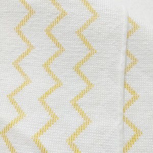 Esun Customizable Disposable Microfiber Mop Pads With Yellow Lines