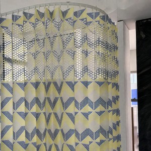 Esun Printed Integral Perforated Mesh Hospital Privacy Curtains