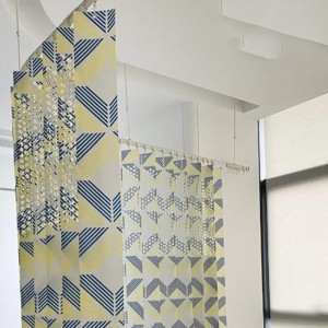 Esun Printed Integral Perforated Mesh Hospital Privacy Curtains