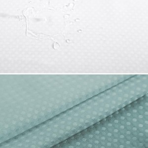ESUN Printed Polyester Durable Hospital Curtains With Mesh