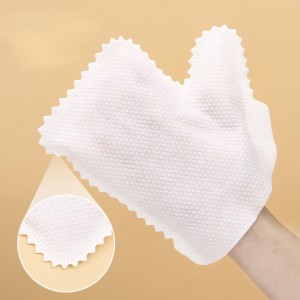 Household  Multi-functional Soft Non-woven Fabric Dust Removal Dusted Kitchen Disposable Cleaning Gloves For Dry Wet