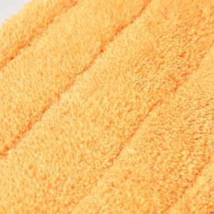 Reusable Microfiber Fluffy Flat Floor Cleaning Mop Pads